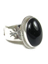 Silver Onyx Ring Size 11 (RG9359)