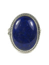 Silver Lapis Ring Size 9 by Kathy Francisco (RG9362-S9)