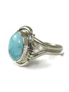 White Water Turquoise Ring Size 9 by Jake Sampson (RG9506)