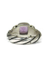 14k Gold & Sterling Silver Amethyst Ring Size 8 1/2 (RG9527)