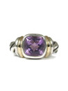 14k Gold & Sterling Silver Amethyst Ring Size 8 1/2 (RG9527)
