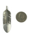 Silver Feather Pendant by Lena Platero (PD6444)