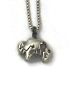 Silver  Buffalo Charm Pendant (PD6460) 