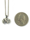 Silver Bear Charm Pendant (PD6460) 
