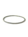 Silver Twist Bangle Bracelet by Elaine Tahe (BR8441) 