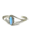Blue Opal Silver Bracelet (BR8449)
