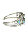 Silver Blue Opal Bracelet (BR8454)