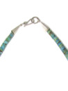 Turquoise & Gemstone Heishi Necklace 25 1/2" by Ronald Chavez (NK5478)