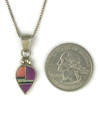 Sugilite & Gemstone Inlay Pendant (PD6467)