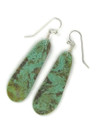 Turquoise Slab Earrings by Ronald Chavez (ER6540)
