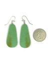 Turquoise Slab Earrings by Ronald Chavez (ER6541) 