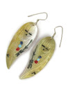  Yellow-lip Mother of Pearl Corn Maiden Earrings by Gloria Chattia (ER6440)