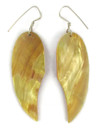  Yellow-lip Mother of Pearl Corn Maiden Earrings by Gloria Chattia (ER6440)