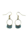 Turquoise Needle Point Earrings by Olivia Pinto (ER6513) 