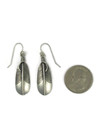Silver Feather Earrings by Raymond Coriz (ER6553)