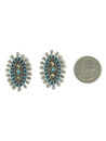 Turquoise Needle Point Cluster Earrings by Philander Gia (ER6556)