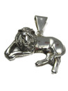  Silver Lion Pendant by Carol Felley (PD6514)