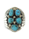 Kingman Turquoise Cluster Ring Size 12 1/4 (RG9453)