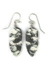 White Buffalo Feather Slab Earrings (ER6024)