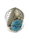 Kingman Turquoise Ring Size 13 1/2 (RG9475)