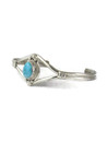 Kingman Turquoise Bracelet by Lucy Valencia (BR8706)