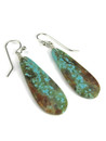 Turquoise Slab Earrings by Ronald Chavez (ER6046)