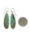 Turquoise Slab Earrings by Ronald Chavez (ER6048)