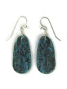 Turquoise Slab Earrings by Ronald Chavez (ER6049)