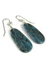 Turquoise Slab Earrings by Ronald Chavez (ER6049)