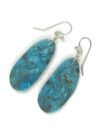 Turquoise Slab Earrings by Ronald Chavez (ER6050)