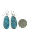 Turquoise Slab Earrings by Ronald Chavez (ER6050)