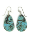 Turquoise Slab Earrings by Ronald Chavez (ER6051)
