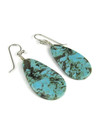 Turquoise Slab Earrings by Ronald Chavez (ER6051)