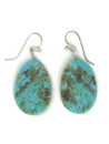 Turquoise Slab Earrings by Ronald Chavez (ER6052)