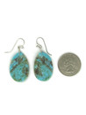 Turquoise Slab Earrings by Ronald Chavez (ER6052)