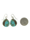 Turquoise Slab Earrings by Ronald Chavez (ER6055)