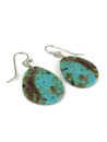 Turquoise Slab Earrings by Ronald Chavez (ER6055)