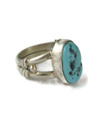 Kingman Turquoise & Sterling Silver Navajo Ring Size 6.5 (RG9587)