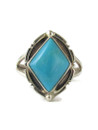 Sleeping Beauty Turquoise & Silver Ring Size 6.75 (RG9596)