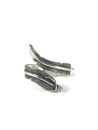 Sterling Silver Feather Wrap Ring Size 7 (RG6682-S7)