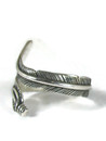 Sterling Silver Feather Wrap Ring Size 9 (RG6682-S9)