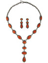 Spiny Oyster Shell Necklace Set by Loretta Delgauto (NK5559)