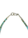 Kingman Turquoise & Gemstone Heishi Necklace 20" by Ronald Chavez (NK5653) 