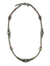 Spiny Oyster Shell & Turquoise Silver Bead Necklace by Rose Martin