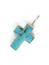 Kingman Turquoise Cross Pendant (PD6524)