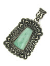 Natural Demale Turquoise Pendant by Tsosie White (PD6533)