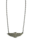 Silver Thunderbird Necklace by Raymond Coriz (NK5661)