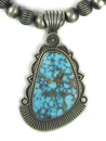 Kingman Birdseye Turquoise Necklace by Albert Jake (NK5662)