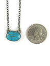 Kingman Turquoise Necklace by Loretta Degauto (NK5669)