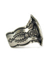 White Buffalo Cuff Bracelet by Aaron Toadlena (BR8744)
